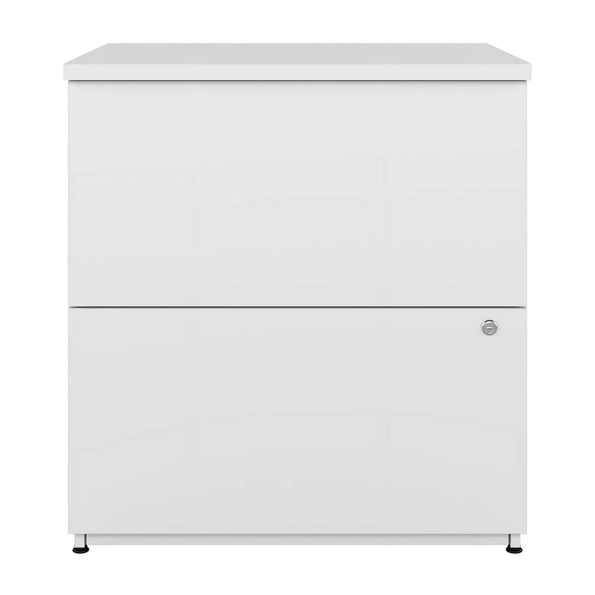 2-Drawer Engineered Wood Lateral File Cabinet in Pure White K85217