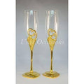 Wedding Toasting Flutes Champagne Glasses D404