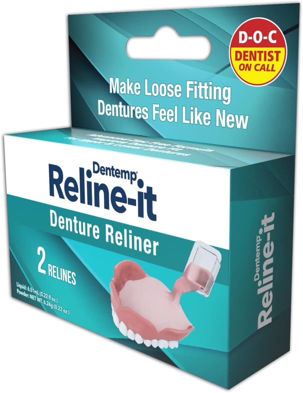 2 Count Denture Reliner D421