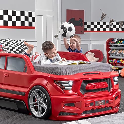 Red Toddler-to-Twin Race Car Bed I7098