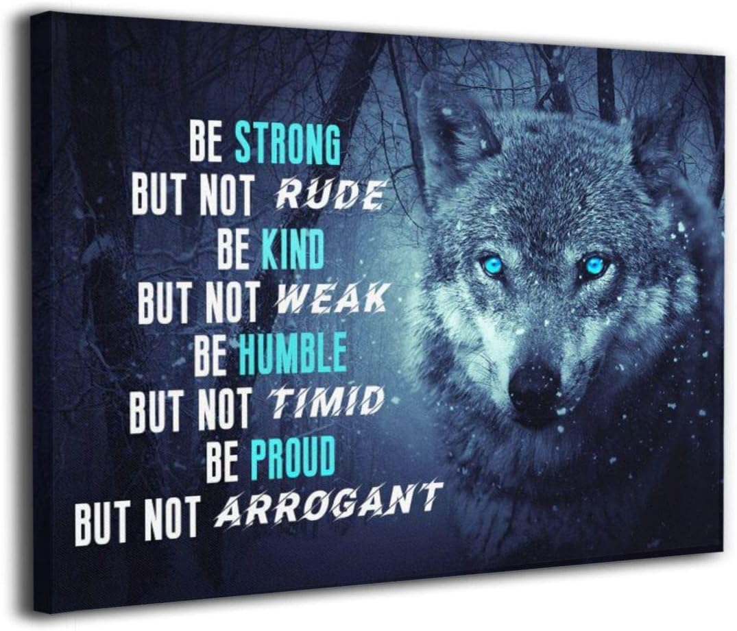 Motivational Canvas Poster Print Framed Artwork 16x20inch U3776