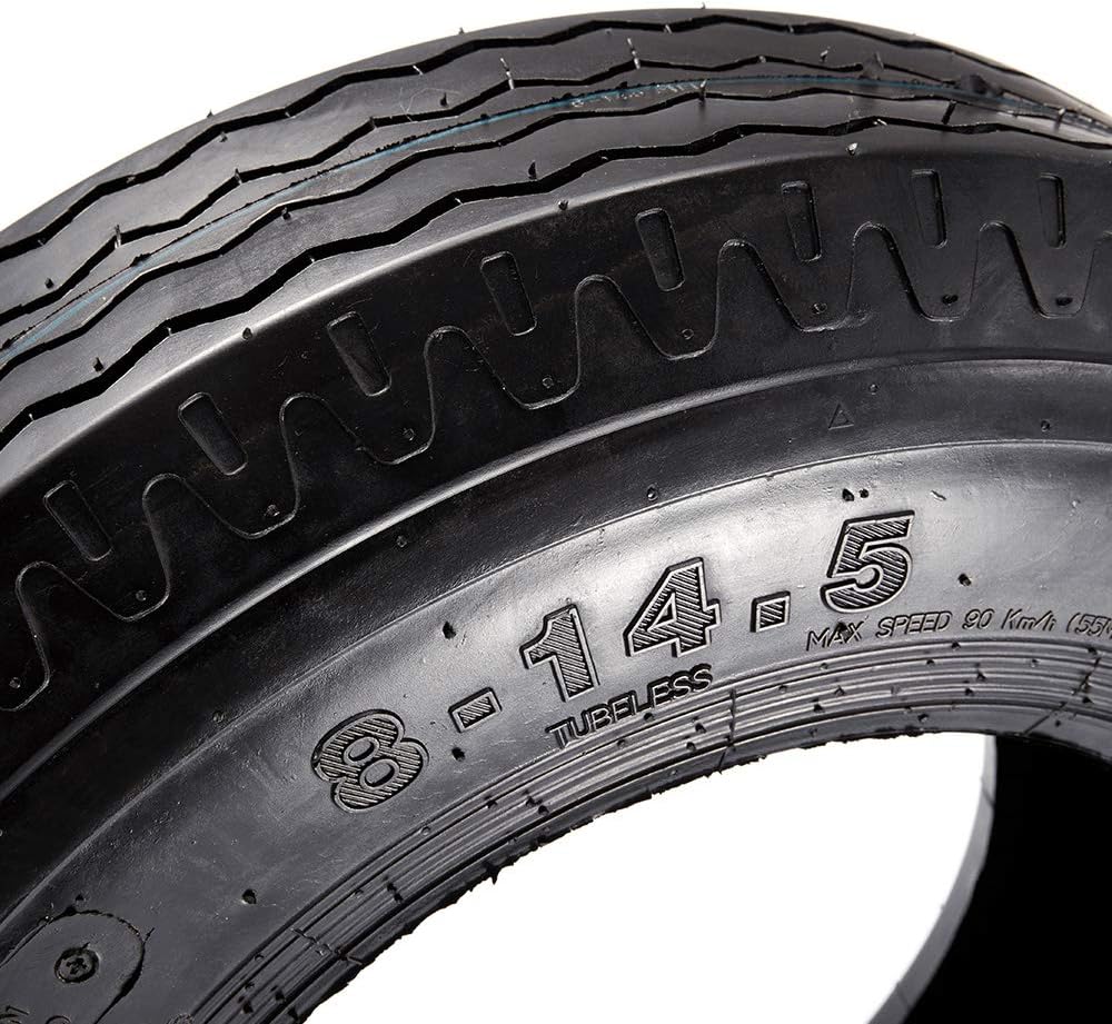 Set of 2 Heavy Duty Trailer Tires 8-14.5 Load Range G 14PR L2440