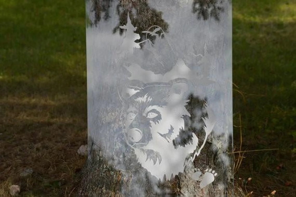 DIY Etched Glass Vinyl Privacy Film B587