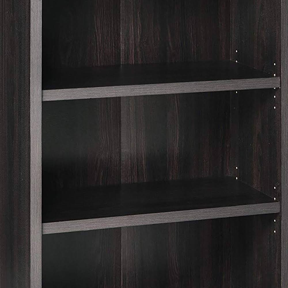 3-Shelf Bookcase Black Walnut P5107
