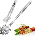 2-Piece Stainless Steel Spaghetti Set with Tongs, 12 Inch B408022