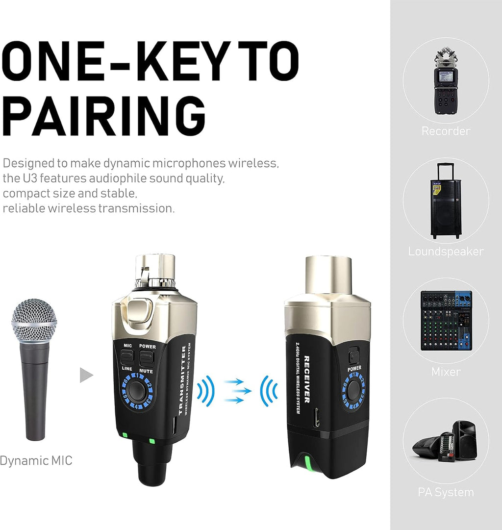 XLR Wireless Microphone System S533716