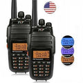 2pcs UHF/VHF Portable 2 Way Radio Y598