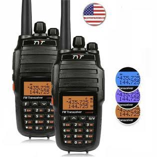 2pcs UHF/VHF Portable 2 Way Radio Y598