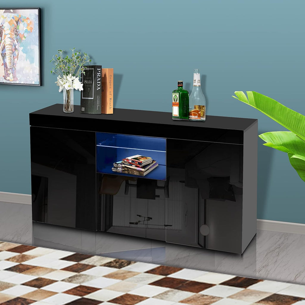 Black Sideboard with LED Lights H28500