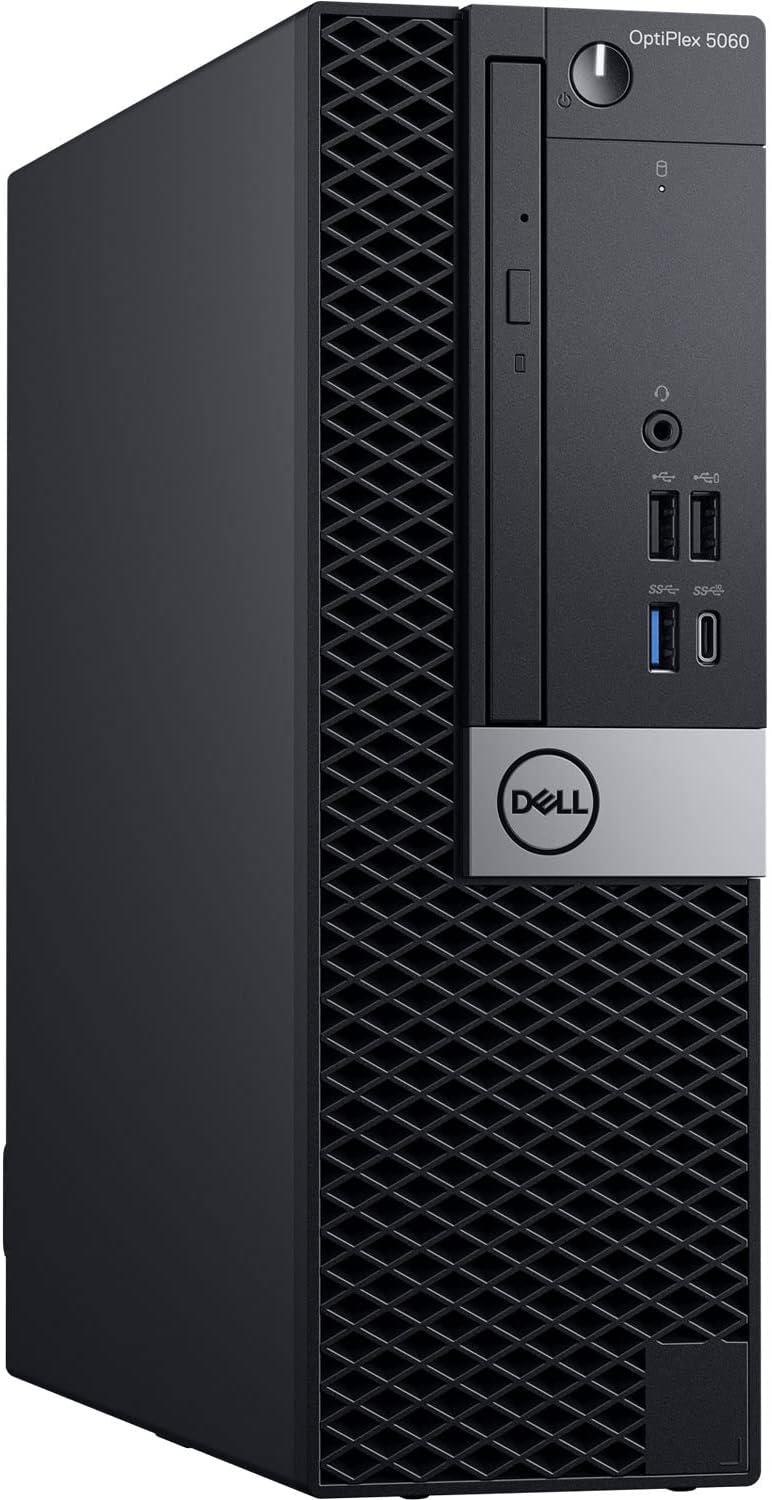Dell Optiplex 5060 Desktop Computer Hexa Core Intel i5 16GB DDR4 RAM 250GB SSD Windows 11 Professional Black Y2109