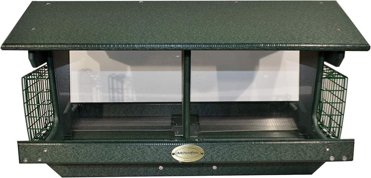 Poly Double Bird Feeder with Two Suet Holders B9628