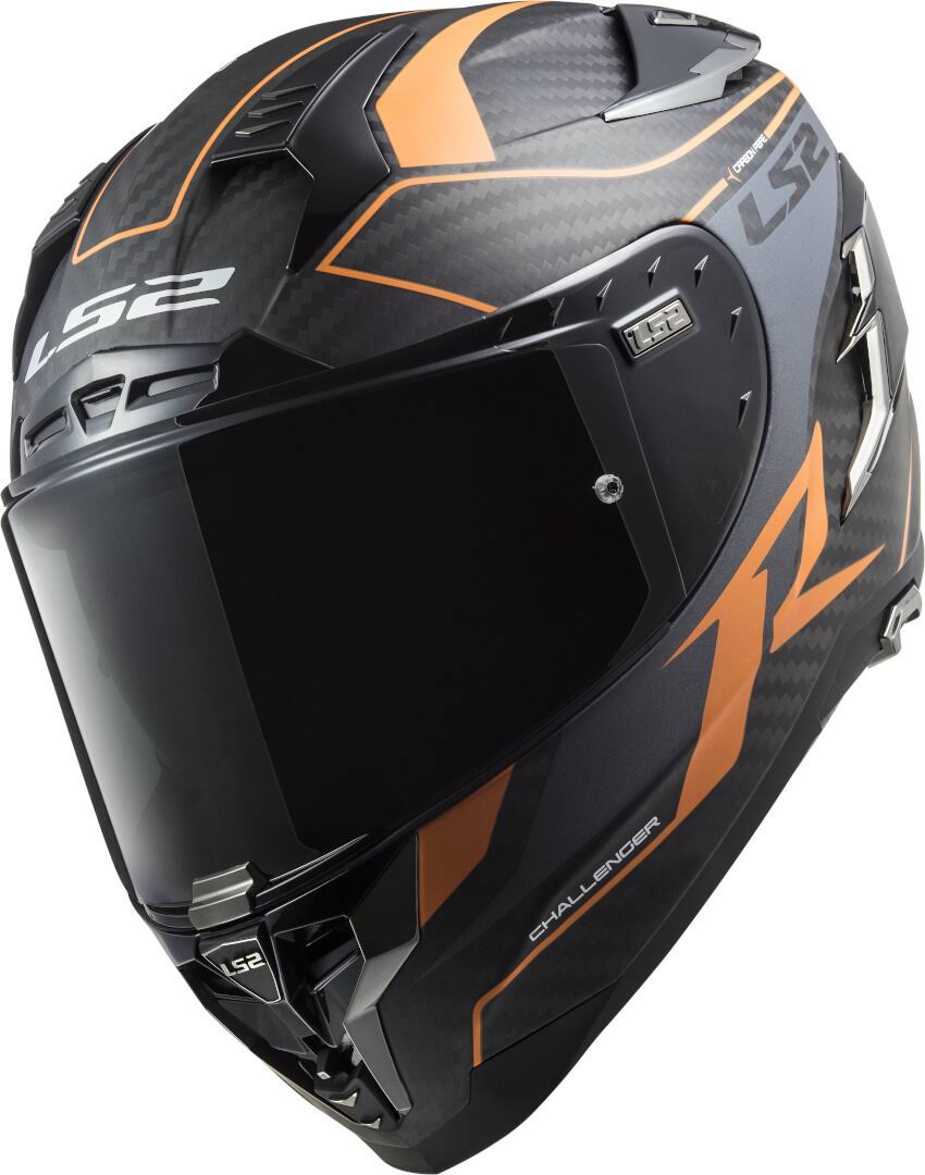 Orange Carbon Helmet, Size Xs Q933403
