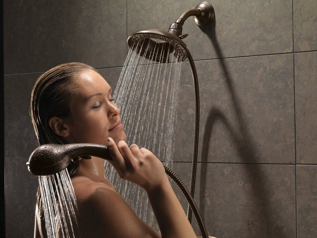 Venetian Bronze Dual Hand Held Rain Shower Heads 2 in 1 Combo C3200