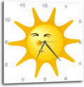 Sun Cartoon Face Wall Clock Y58296