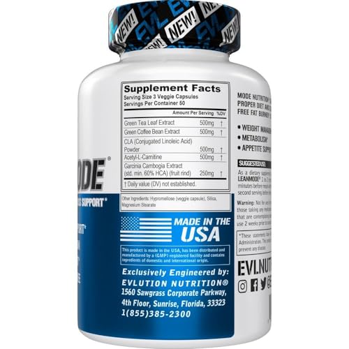 Weight Loss Support Pills with Green Coffee Bean Extract CLA and Garcinia Cambogia J573244