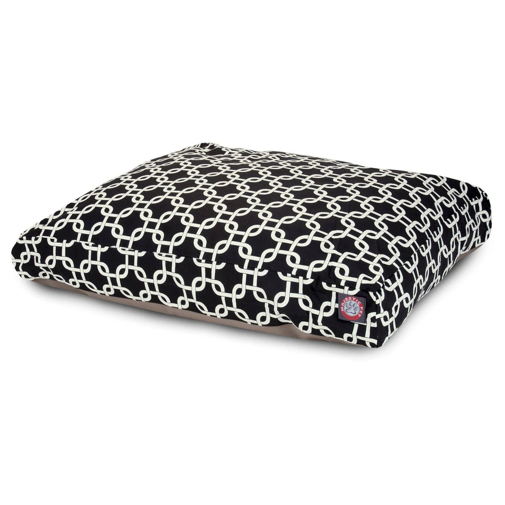 Black Rectangle Pet Bed E70455