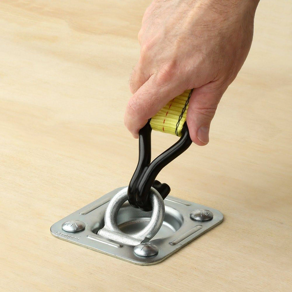 4-Pack Recessed Pan D-Ring Trailer Tie Downs S4980