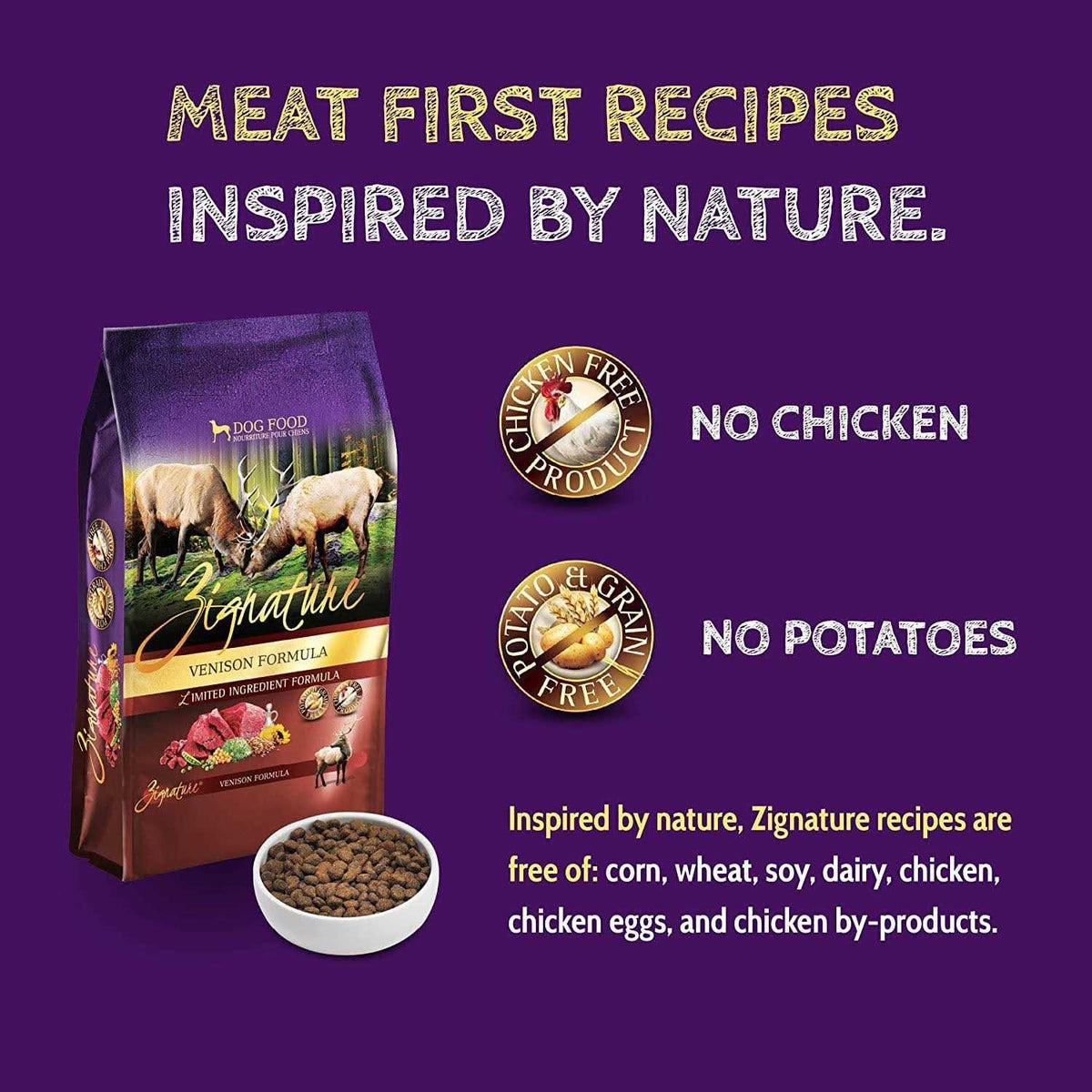 Limited Ingredient Venison Dry Dog Food L574