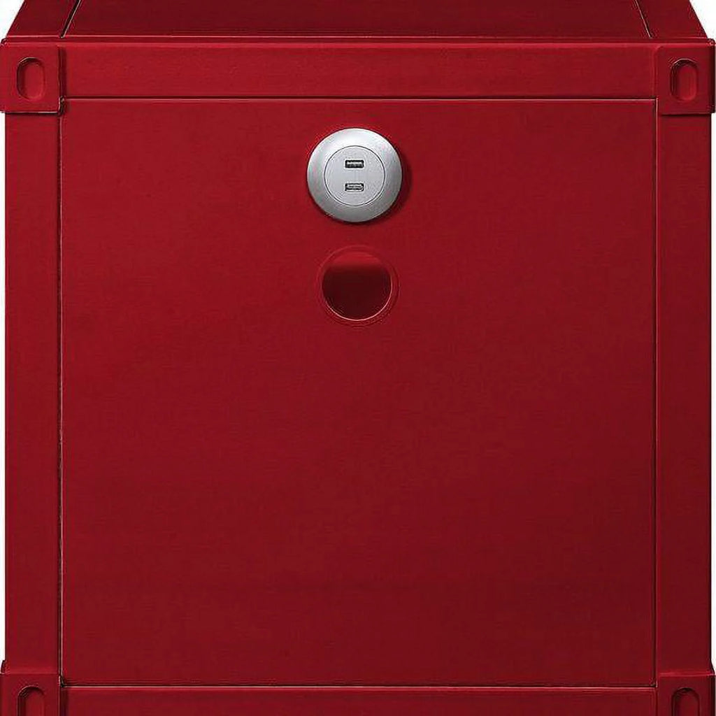 Red Full 4pcs Bedroom Set S7408