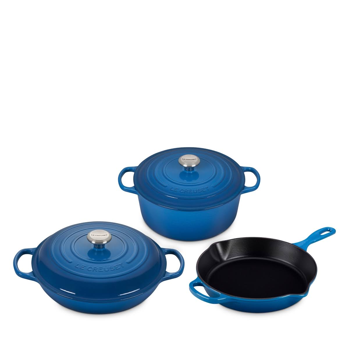 5 pc. Cast Iron Set Deep Teal A965342