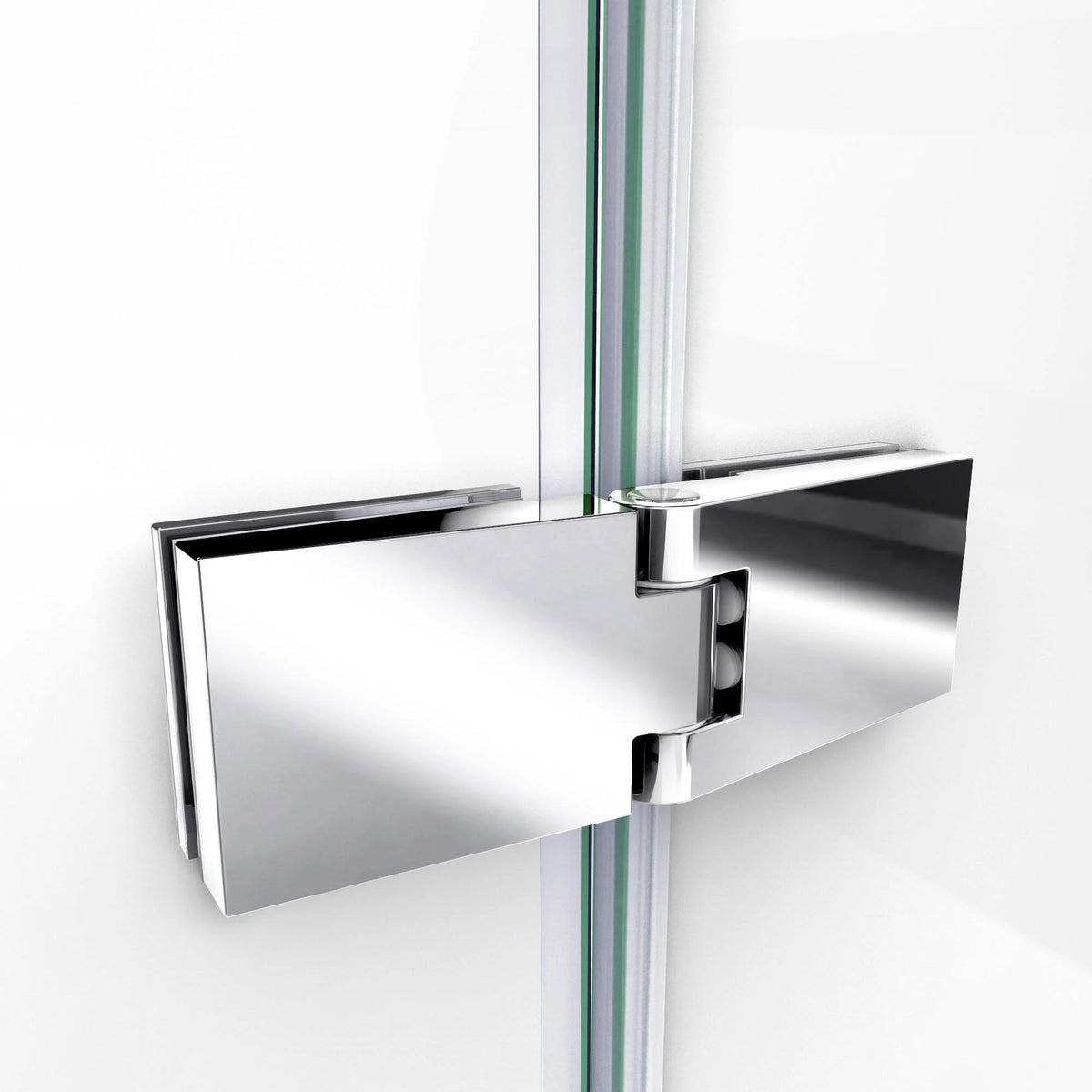 Frameless Shower Door in Brushed Nickel Q700744