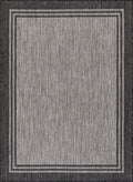Silver Gray 8'x10' Indoor/Outdoor Area Rug C2626