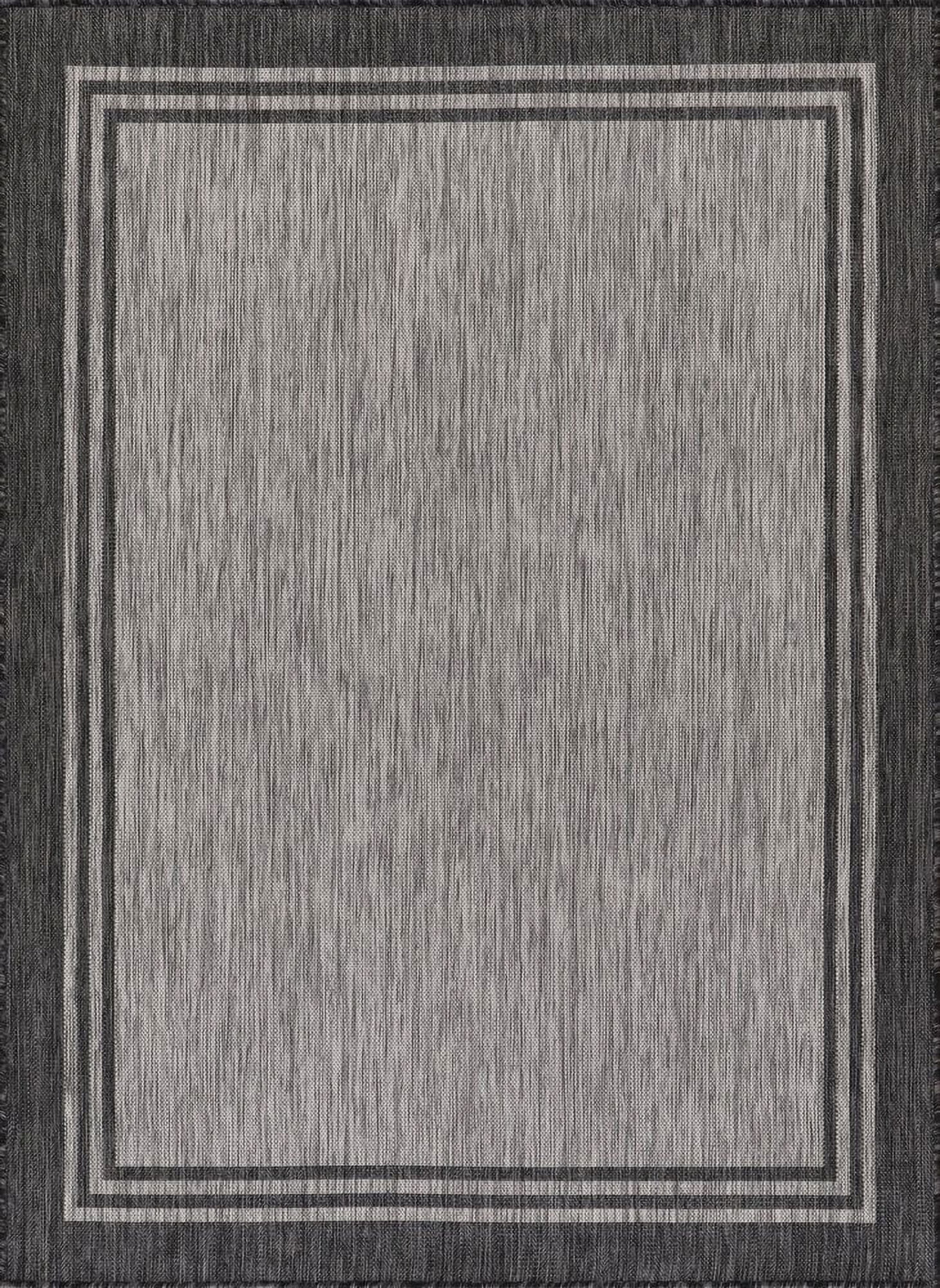 Silver Gray 8'x10' Indoor/Outdoor Area Rug C2626