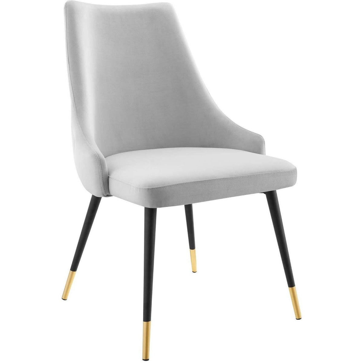 Navy Tufted Velvet Dining Side Chair A466