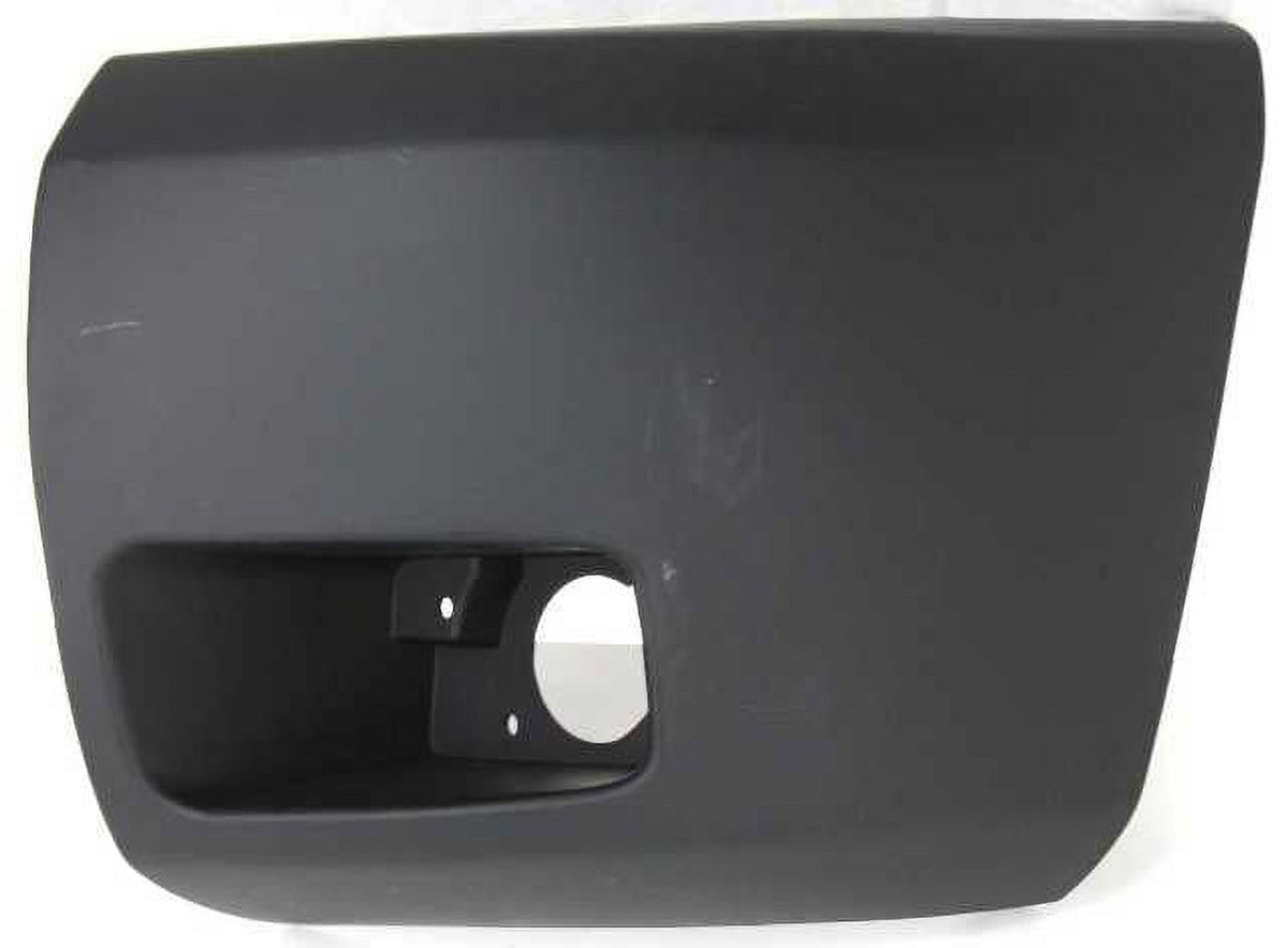 Primed Front Bumper End LH with Fog Light Hole E56000