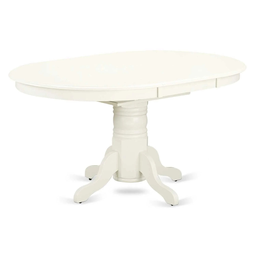 5 Piece Kitchen Set with Oval Dining Table and 4 Upholstered Chairs V815
