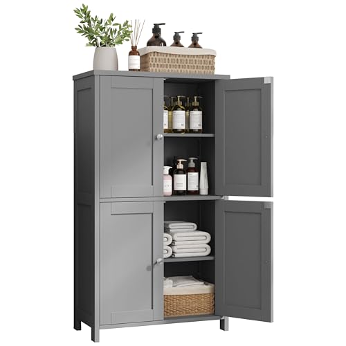 Brown Freestanding Storage Cabinet with 4 Doors I11984