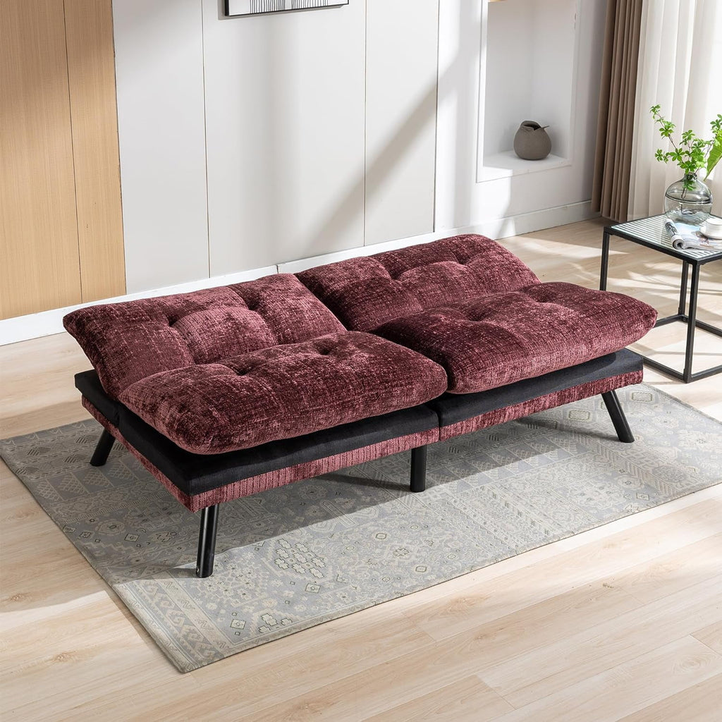 Convertible Folding Futon Sofa Bed Sleeper Couch Z754