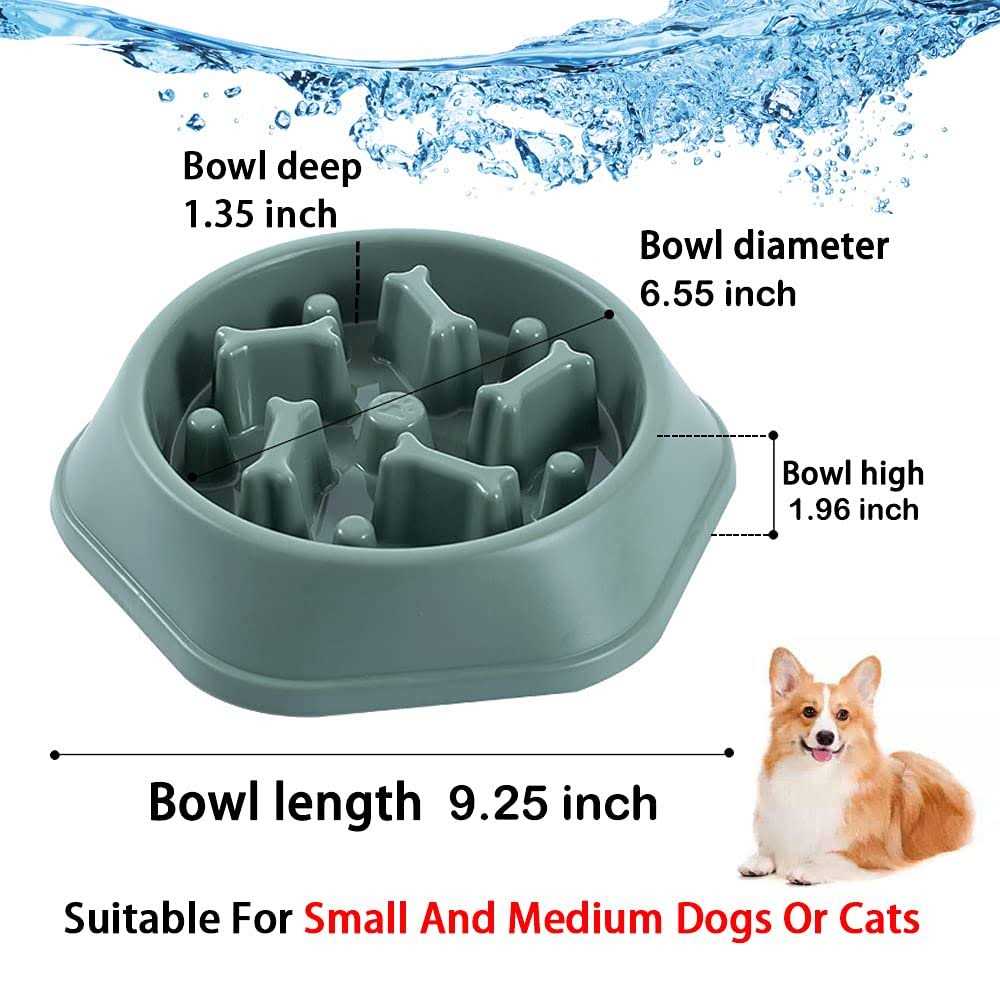 Slow Feeder Non Slip Dog Bowl Q622