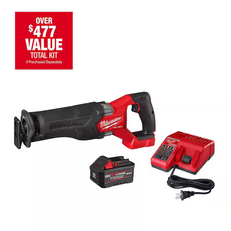 18V Lithium-Ion Brushless Cordless Reciprocating Saw Kit with 6.0Ah Battery H18684