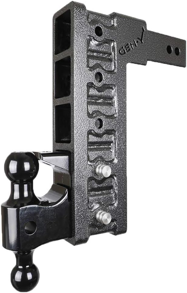 Drop Hitch 3" Receiver Class V 32,000lb Towing Hitch with Dual Hitch Ball, Pintle Lock & 2 3/4" Hitch Pins N1581