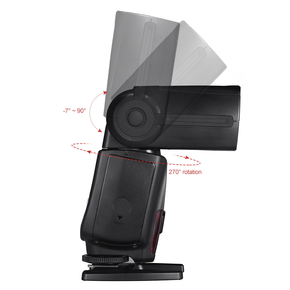 Wireless TTL Slave Flash Speedlite GN58 for Canon DSLR Camera W6627