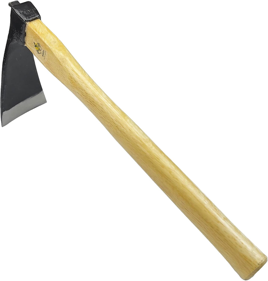 14 Inch Wide Japanese Carbon Steel Garden Hoe with Oak Wooden Handle S4379