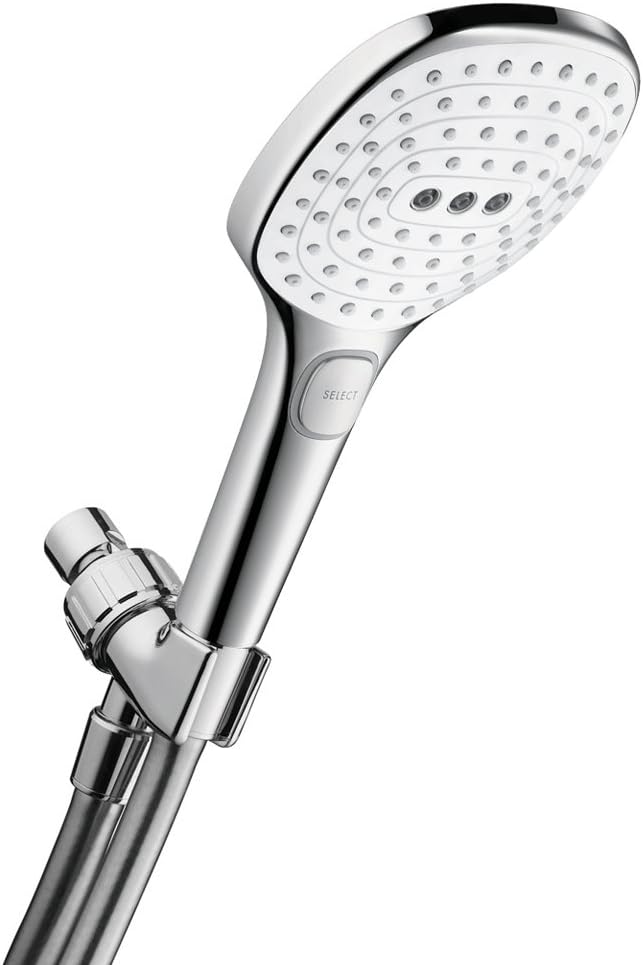 5-inch Handheld Shower Head Set in White/Chrome, 2 GPM L9753