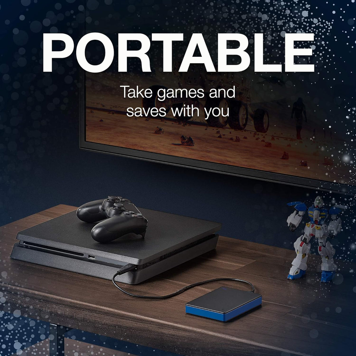 4TB External Hard Drive Portable HDD B67584