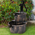 2 Tier Barrel Water Fountain Q4774