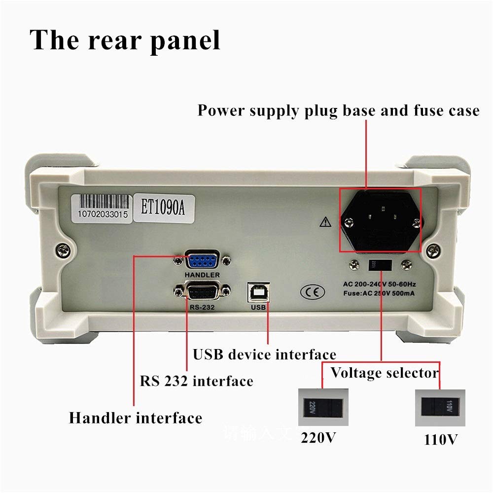 Digital Bench LCR Meter Capacitance Resistance Inductance Measure O44795