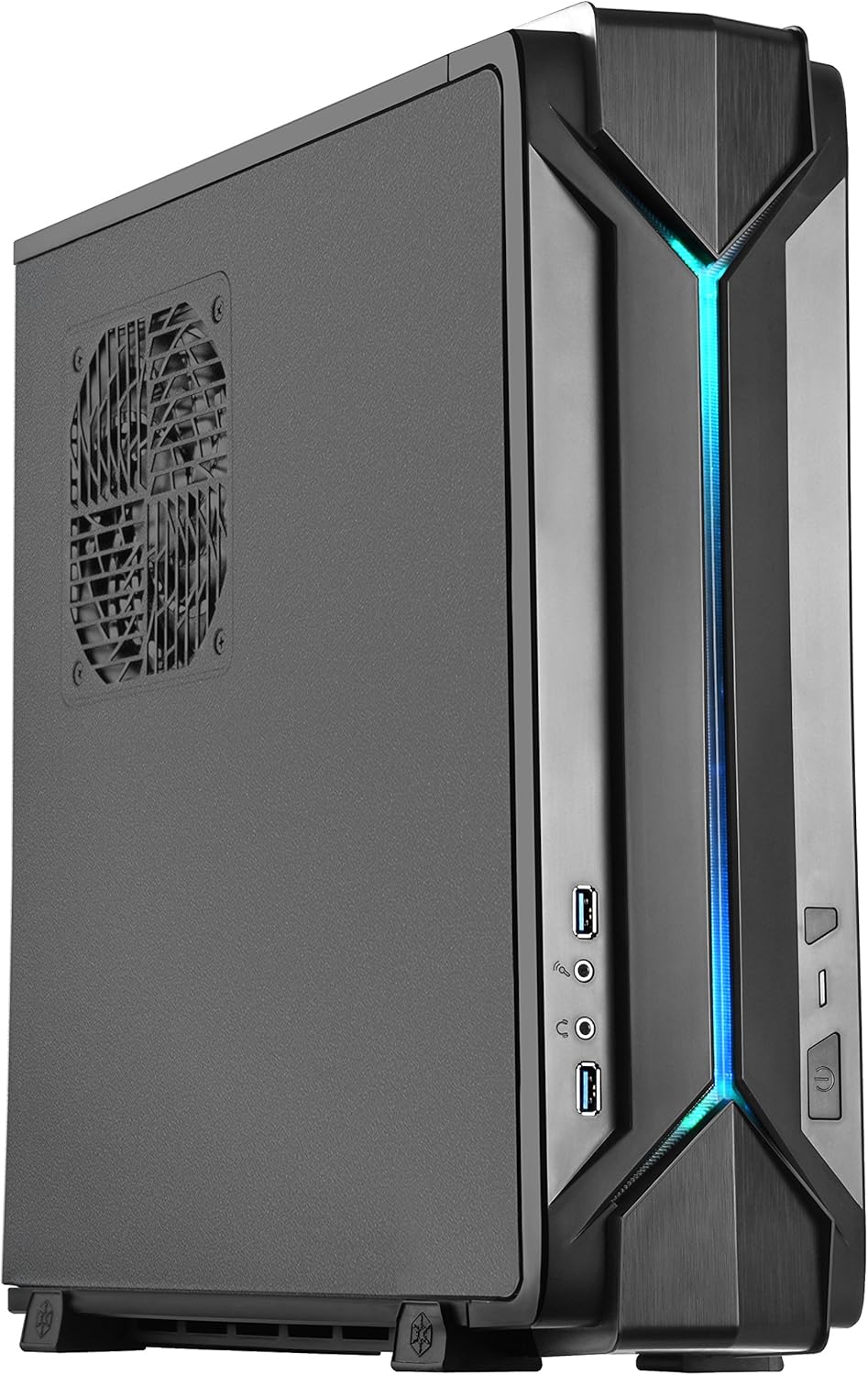 Black Mini-ITX/DTX Computer Case with PCI-E Riser I636025