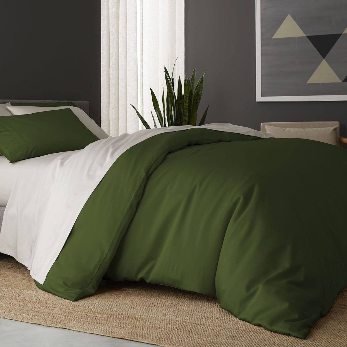 Grey Eucalyptus Duvet Cover Twin / Twin XL V966409