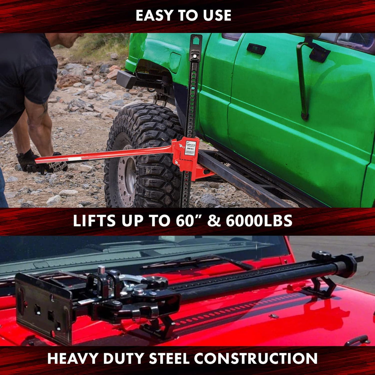 60 inch Steel Farm Jack G763