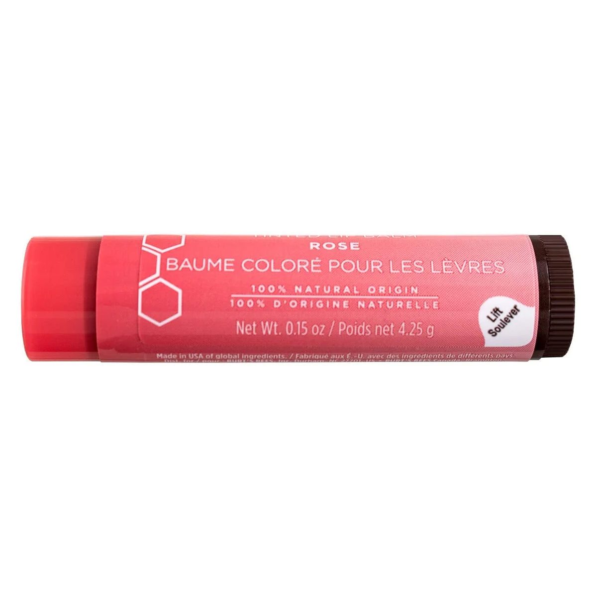 Tinted Lip Balm Rose 0.15 Ounce Pack Of 4 C46823