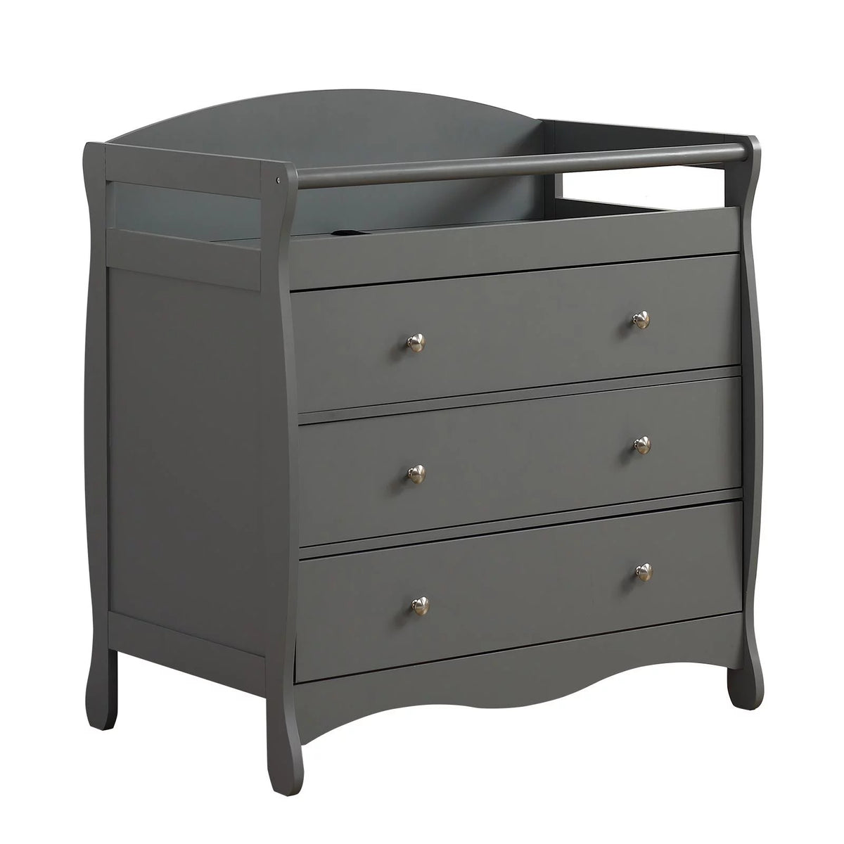 Gray 3 Drawer Changing Dresser N40615