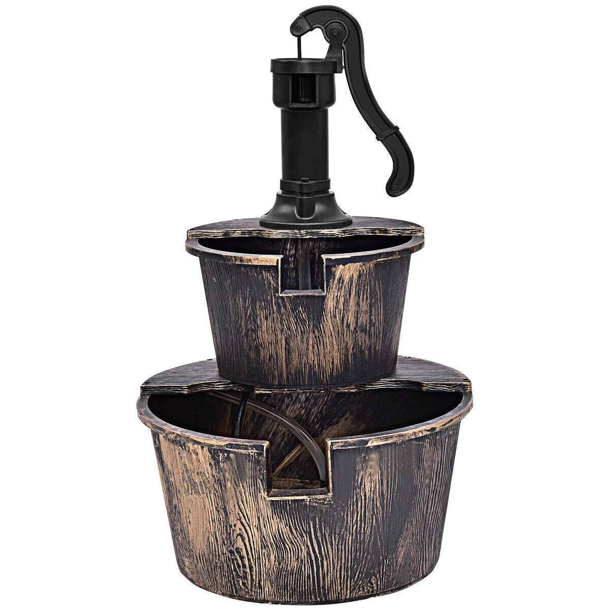 2 Tier Barrel Water Fountain Q4774
