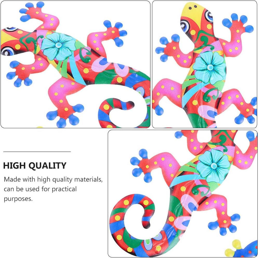 2pcs Iron Gecko Wall Art N67138