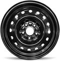 16 inch 5 Lug Black Steel Wheel O12278