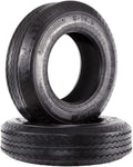Set of 2 Heavy Duty Trailer Tires 8-14.5 Load Range G 14PR L2440